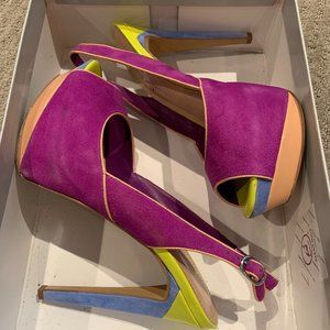 JESSICA SIMPSON - SHAVON - Multi Violet (Size 8)